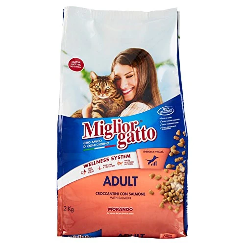 Limited-time offer: MigliorCat Crunchy Salmon-Herring 2 kg from 10.35 GBP to 10.35 GBP (save 0%)