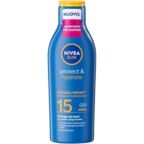 Limitiertes Angebot: NIVEA FP15 schützen und 200 ml hydratisieren. - Solarprodukte von 15.10 EUR auf 14.47 EUR (Spare 4%)