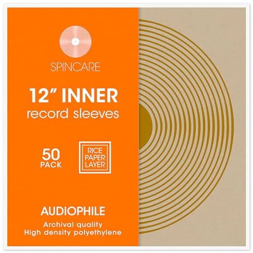 Offre limitée : SPINCARE 50x 12 Pouces Blanc Audiophile Pochettes Intérieures Vinyle de 23.95 € à 23.95 € (0.00% de remise)