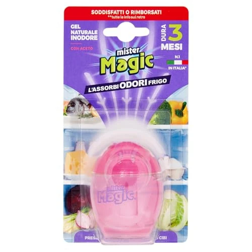 Offerta a tempo: Mister Magic Ovetto Assorbiodori Frigo Aceto, Deodorante con Aceto Naturale — 19% da 2,29 € a 1,85 €
