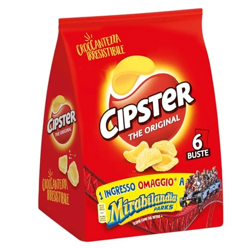 Limited-time offer: Saiwa Cipster multipack Crisps potato chips salted 6x22g from 16.79 GBP to 16.79 GBP (save 0%)