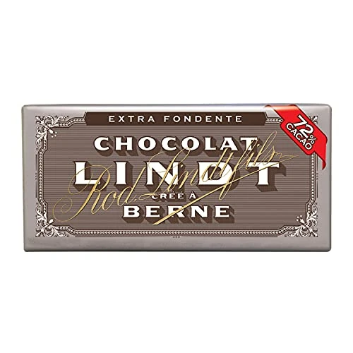 Lindt Tavoletta Classica Cioccolato Extra Fondente 72% Cacao, Formato 100g
