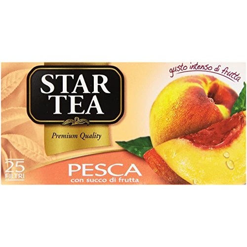Offerta a tempo: Star Tea Tè Con Succo Di Frutta, Confezione Da 25 Filtri, Pesca, 42.5 Grammo - 0% da 2.01 € a 2.01 €