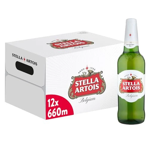 Offerta a tempo: Stella Artois Birra, Bottiglia - Pacco da 12 x 660 ml - 40% da 19.68 € a 11.89 €