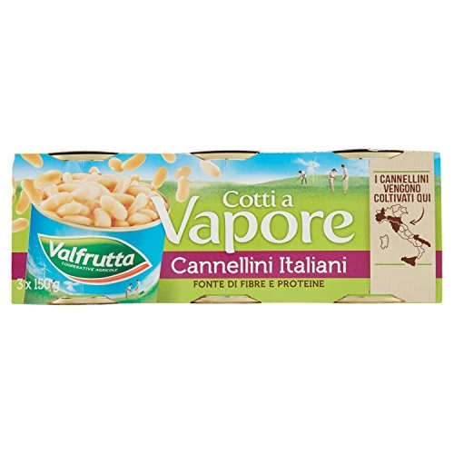 Valfrutta Stoom gekookte cannellini 3 x 150 g