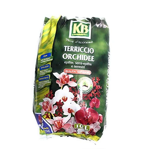 KB TERRICCIO QUALITÀ SUPERIORE PER ORCHIDEE 10L PER RINVASO E MESSA A DIMORA
