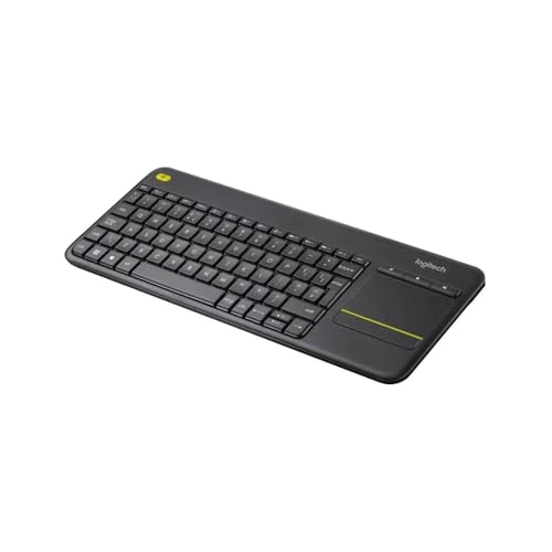 Offre limitée : Logitech K400 Plus Clavier Sans Fil Touch TV Avec Contrôle Média et Pavé Tactile, Clavier Italien QWERTY - Noir de 54.99 € à 39.99 € (27% de remise)