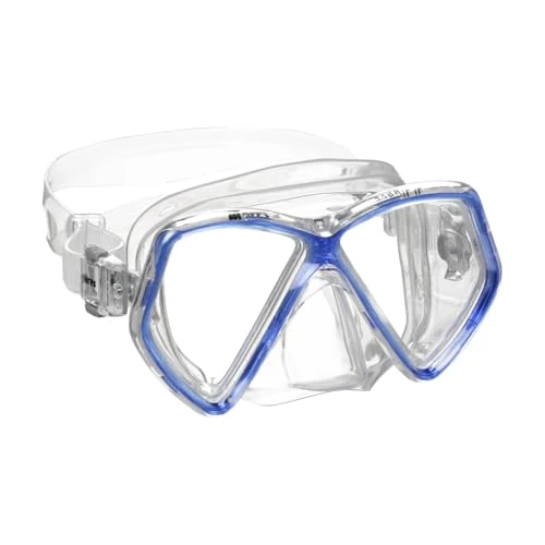 Offerta a tempo: Mares Zephir Jr - Maschera subacquea per bambini con doppia lente temperata, micro-frame, faciale in siliter e fibbie EZ Adjust 360° - 29% da 16.95 € a 12.02 €