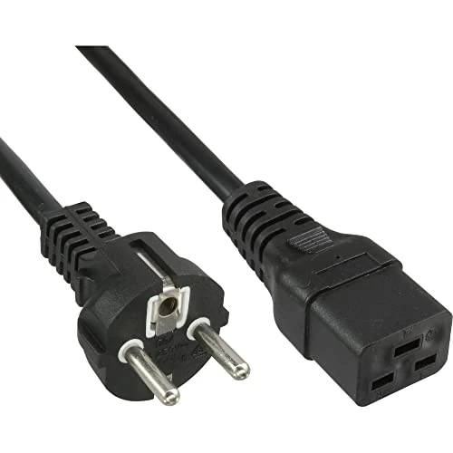 InLine 16658G - Cable de alimentación (16 A, Enchufe IEC320/C19, 5 m)