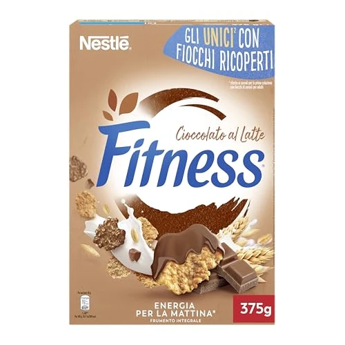 Offerta a tempo: FITNESS Cioccolato al Latte Cereali Integrali con Fiocchi al Cioccolato 375g — 28% da 2,99 € a 2,15 €