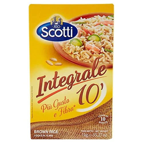 Offerta a tempo: Riso Scotti - Riso Integrale 10' - Riso per Risotti , Insalate e Contorni — 5% da 3,15 € a 2,99 €