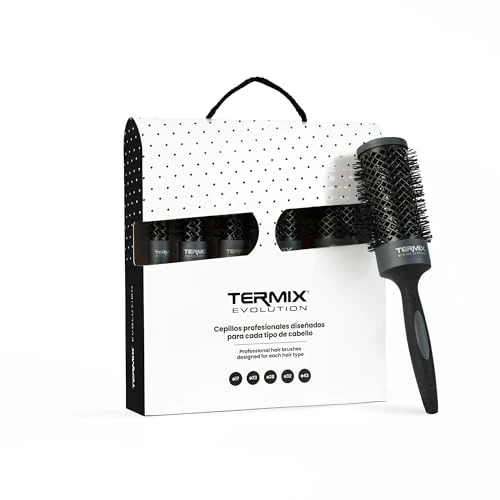 Offerta a tempo: Termix Evolution Plus - Pack di 5 pennelli termici per capelli tondi con fibra ionizzata ad alte prestazioni, appositamente progettati per capelli spessi. Il Pack include 5 diametri - 0.00% da 60.79 € a 60.79 €