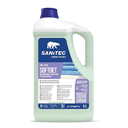 Offerta a tempo: Softdet - Additivo Ammorbidente Profumato Igienizzante per Lavaggio a Mano e in Lavatrice - Bianchi e Colorati - Orchidea e Muschio - 5 kg - 47% da 21.81 € a 11.58 €