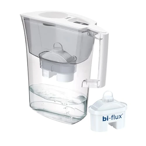 Limited-time offer: Laica Prime Line Water Filter Jug, 3L Capacity, With 1 x 30 Day Water Filter Cartridge, Preserves Mineral Salts, Reduce Chlorine & Heavy Metals & Reduces Hardness in Tap Water- Clear from 22.87 GBP to 22.87 GBP (save 0%)