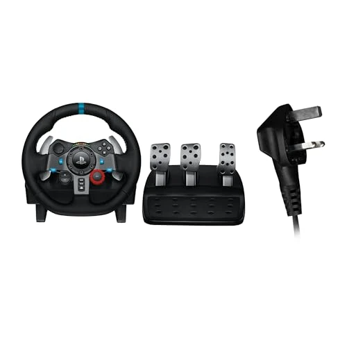 Oferta limitada: Logitech G G29 Driving Force Racing Wheel and Floor Pedals, Enchufe británico - Negro de 399.00 € a 321.52 € (ahorro 19%)