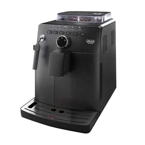 Offerta a tempo: Gaggia HD8749/01 Naviglio Black - Macchina da Caffè Automatica, per Espresso e Cappuccino, Caffè in Grani, 15 bar, 1850W, 2L, Nero, 100% Made in Italy - 24% da 315.00 € a 238.87 €