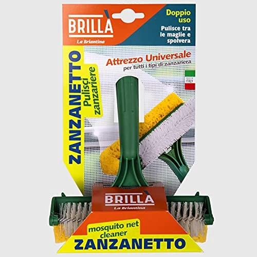 Briancasa att02290 a – Tool Clean Nets with Sponge, Yellow/Green, 15.5 x 10 x 25 cm