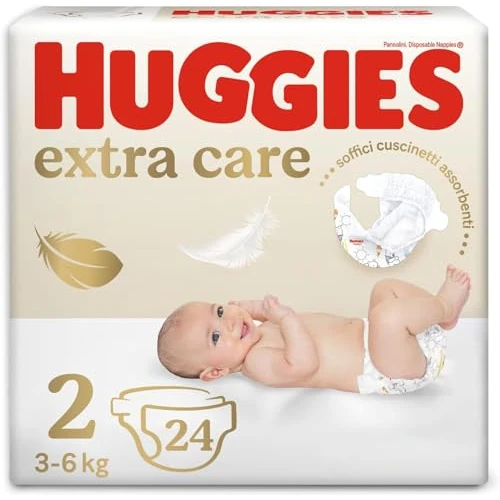 Huggies Baby, Größe 2 (3 – 6 KG), 24 Windeln
