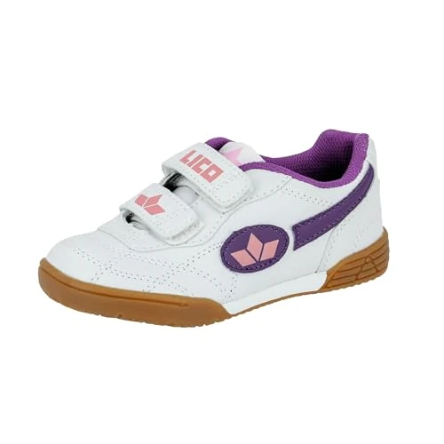 Offerta a tempo: Lico Bernie V - Scape per Sport Indoor Bambina, Blu (Weiss/Lila/Rosa Weiss/Lila/Rosa), 40 EU - 53% da 32.95 € a 15.50 €