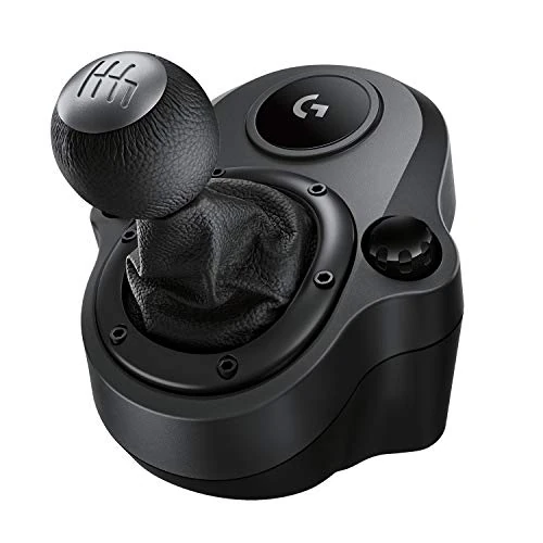 Offerta a tempo: Logitech Driving Force Leva di Cambio, 6 Marce di Velocità con manopola ad H, Pomello del Cambio ‎in Vera Pelle, Sistema Montaggio Integrato, Compatibile con Volanti da Corsa G29, G920 e G923 - 54% da 61.99 € a 28.49 €