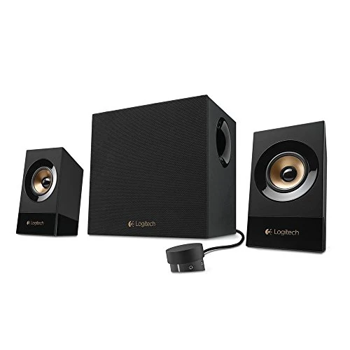 Limitiertes Angebot: Logitech Z533 2.1 Lautsprecher-System mit Subwoofer, 120 Watt Spitzenleistung, 3,5 mm Eingang, Kopfhörerbuchse, Multi-Device, Bedienelemente am Steuergerät, EU Stecker, PC/TV/Tablet - Schwarz von 95.52 EUR auf 95.52 EUR (Spare 0%)