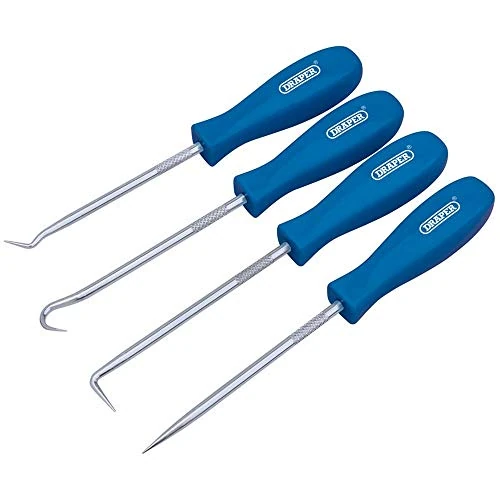 Offerta a tempo: Draper 51763 SETB, set mini ganci e plettri, lunghezza 130 mm, 4 pezzi, blu - 66% da 19.86 € a 6.69 €