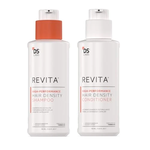Limited-time offer: Revita Shampoo and Conditioner for Thinning Hair by DS Laboratories - Volumizing and Thickening for Men and Women, Supports Hair Growth, Hair Strengthening, Sulfate Free, DHT Blocker (925ml) from 160.00 £ to 160.00 £ (save 0.00%)