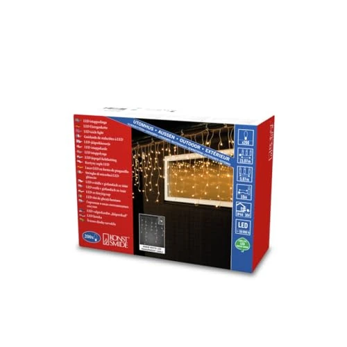 Offerta a tempo: Konstsmide LED nevischio, 200 Globes bianca calda, diodi, 24 V trasformatore esterno, cavo trasparente/3672 – 103 - 0.00% da 73.05 € a 73.05 €