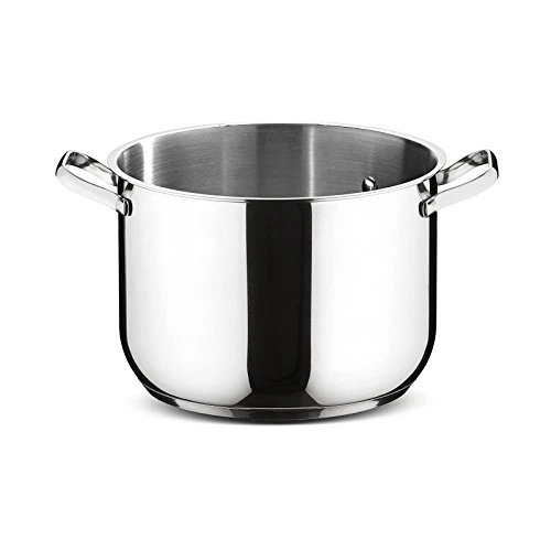 Lagostina Tasty Cooking Pot, Stainless Steel, Grey, 18, 26.5 x 19 x 14.5 cm