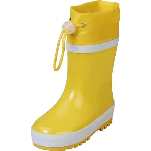 Offerta a tempo: Playshoes Stivali Imbottiti In Gomma, Stivali Imbottiti In Gomma Unisex - Bambini e ragazzi, Giallo, 28/29 EU - 11% da 28.99 € a 25.90 €