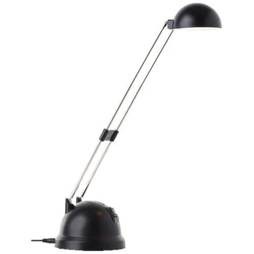 Tijdelijke aanbieding: Briljante LED bureaulamp met warm wit licht - draaibare bureaulamp met tuimelschakelaar - bedlampje in zwart met 650 lumen en 2700 Kelvin - 45 cm hoogte - in hoogte verstelbaar en flexibel van 25.92 € naar 22.50 € (13.19% korting)