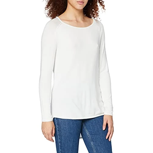 Offerta a tempo: ONLY Mila Lacy L/S Long Pullover Knt T-Shirt Donna, Bianco (Cloud Dancer), 44 - 20% da 26.95 € a 21.68 €