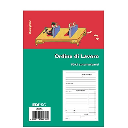 Limitiertes Angebot: EDIPRO - E5663A - Arbeitsauftragsblock (Hausarbeit) 50x2 selbstberechnend f.to 22x14,8 von 6.74 EUR auf 6.74 EUR (Spare 0%)