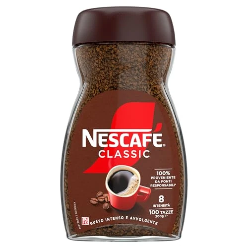 Offerta a tempo: NESCAFÉ Classic Caffè Solubile, Barattolo 200g — 19% da 7,35 € a 5,99 €