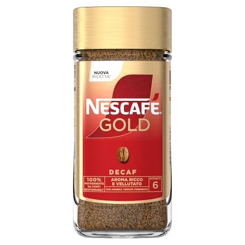 Nescafé Gold Decaf - Café soluble décaféiné - Pot de 200 g
