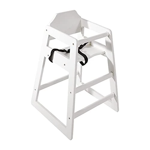 Offerta a tempo: Bolero dl833 Seggiolone in legno, bianco anticato - 0.00% da 95.84 € a 95.84 €