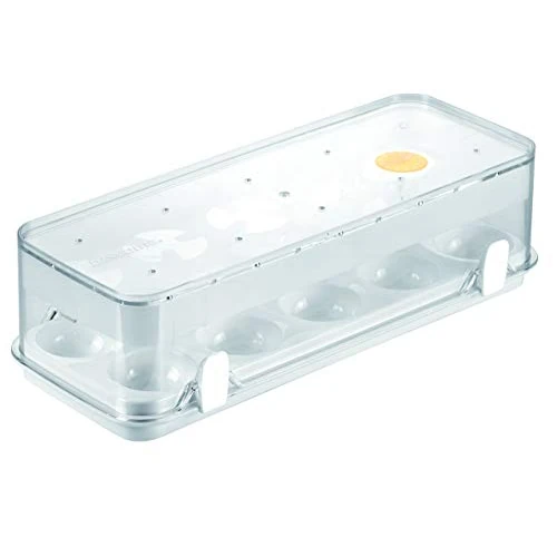 Tescoma CONTENEDOR Saludable P/FRIGO Purity, 10 Huevos, Transparent