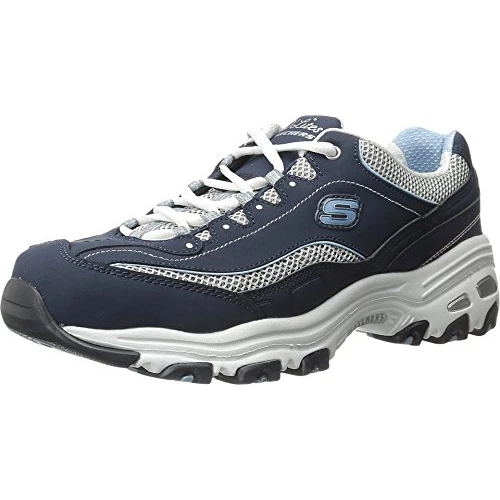 Limited-time offer: Skechers Women's D'lites biggest Fan Fashion Sneaker, Navy White, 6.5 UK from 45.63 GBP to 45.63 GBP (save 0%)