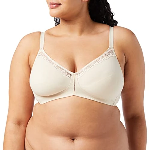 Offre limitée : Triumph Cotton Beauty N Bra Femme, Teint, 100D de 31.16 € à 31.16 € (0.00% de remise)