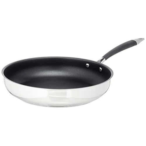 Offerta a tempo: Amazon Basics Padella da frittura in acciaio INOX, con rivestimento antiaderente, 28 cm, Nero - 0.00% da 32.91 € a 32.91 €