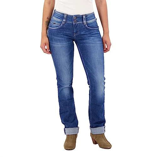 Limitiertes Angebot: Pepe Jeans Damen Gen Straight Jeans, 000denim (D45), 31W / 30L von 99.00 EUR auf 44.00 EUR (Spare 56%)