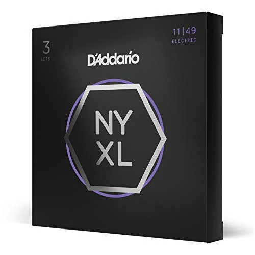 Offerta a tempo: D'Addario Corde Chitarra Elettrica | NYXL NYXL1149-3P | Medio, 11-49, 3-Pacchetto - 45% da 46.99 € a 25.90 €