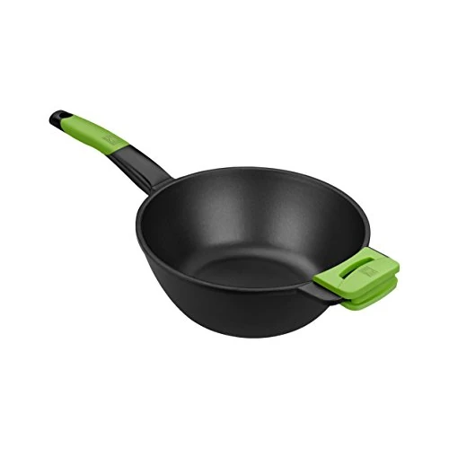 Offerta a tempo: BRA Prior Wok, 28 Cm, in Alluminio Pressofuso, con Rivestimento Antiaderente Teflon Classic - 24% da 51.44 € a 38.97 €