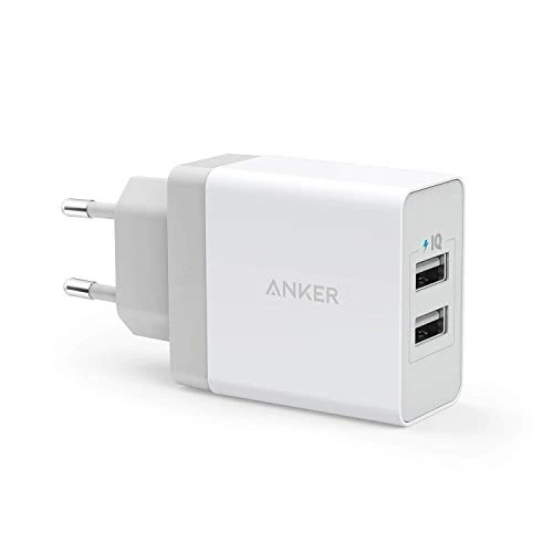 Begrenztes Angebot: Anker 24W 2-Port USB Ladegerät, iPad ladegerät mit PowerIQ Technologie für iPhone, iPad, Galaxy, Nexus, HTC, Motorola, LG und viele mehr (Weiß) von 15.99 EUR auf 15.99 EUR (Rabatt 0%)