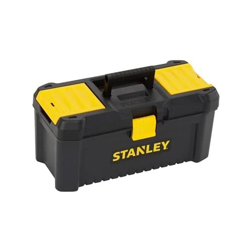 Limited-time offer: Stanley STST1-75517 Essential 16" Toolbox with Plastic Latches, Black/Yellow from 12.85 GBP to 12.85 GBP (save 0%)