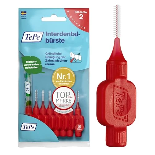 Limited-time offer: TePe Interdental Brushes Original Red 8 Brushes from 20.34 £ to 4.75 £ (save 76.65%)
