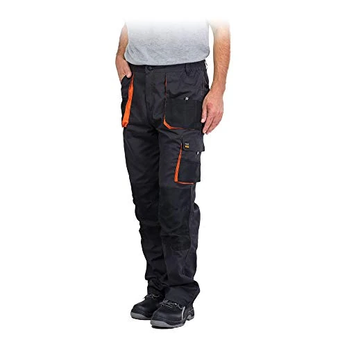 Reis Foreco-T_Sbp52 Foreco Protective Trousers, Steel-Black-Orange, 52 Size