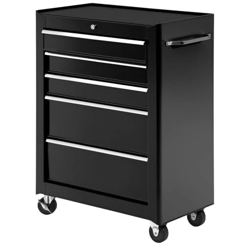 Offerta a tempo: HOMCOM Carrello Porta Utensili con Cassettiera con Cassettiera Nero - 0.00% da 181.95 € a 181.95 €