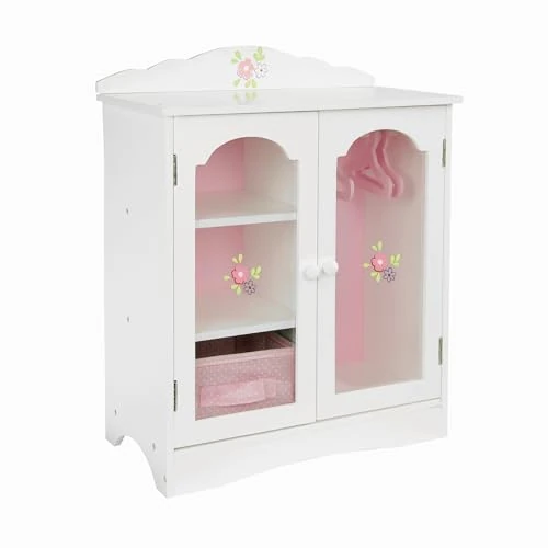 Offerta a tempo: Guardaroba per Bambole Armadio Legno Mobili Giochi Olivia's World TD-0210A - 0.00% da 45.55 € a 45.55 €