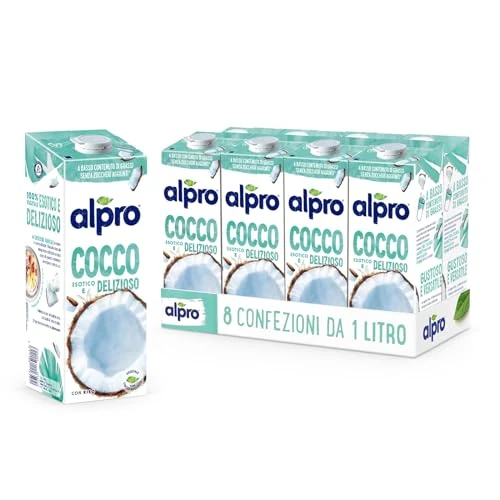 Offerta a tempo: ALPRO - Bevanda al Cocco - 8 Pezzi x 1L — 56% da 25,69 € a 11,33 €